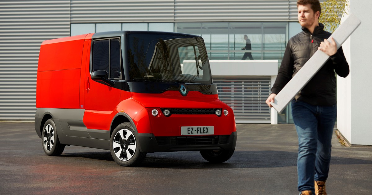Renault EZ-FLEX, czy tak będą wyglądać dostawczaki przyszłości?
