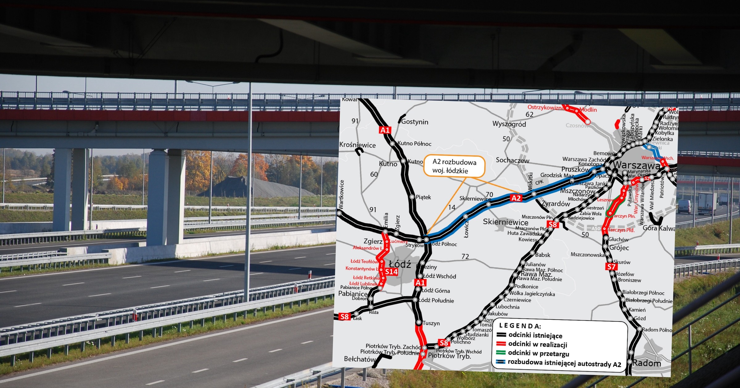 GDDKiA otworzyła oferty na dokumentację związaną z rozbudową autostrady A2 | zdj. ilustracyjne