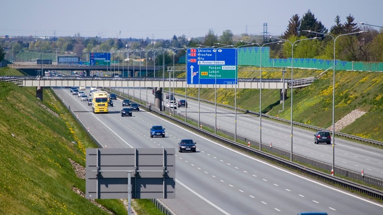 Autostrada A2 w pobliżu Poznania (zdj. ilustracyjne)