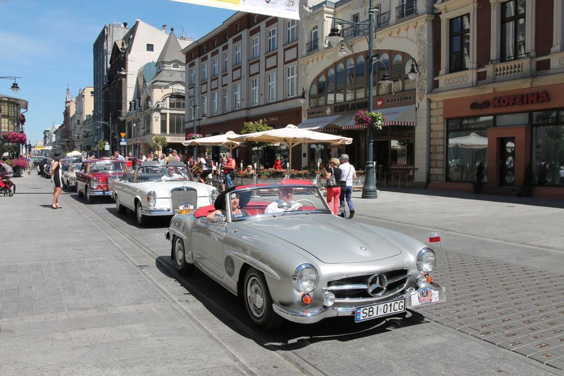 14. Zlot Zabytkowych Mercedesów na Piotrkowskiej