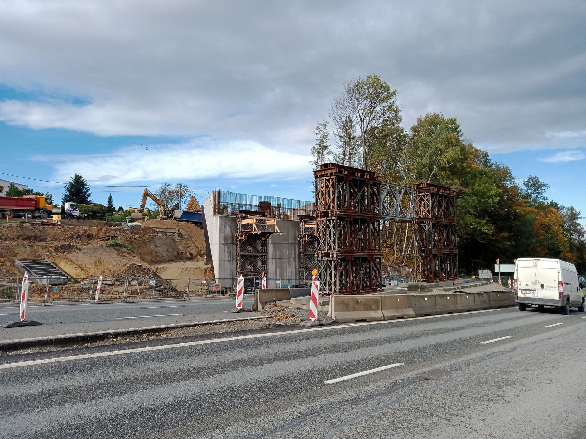 Budowa węzła drogowego na zakopiance w miejscowości Gaj