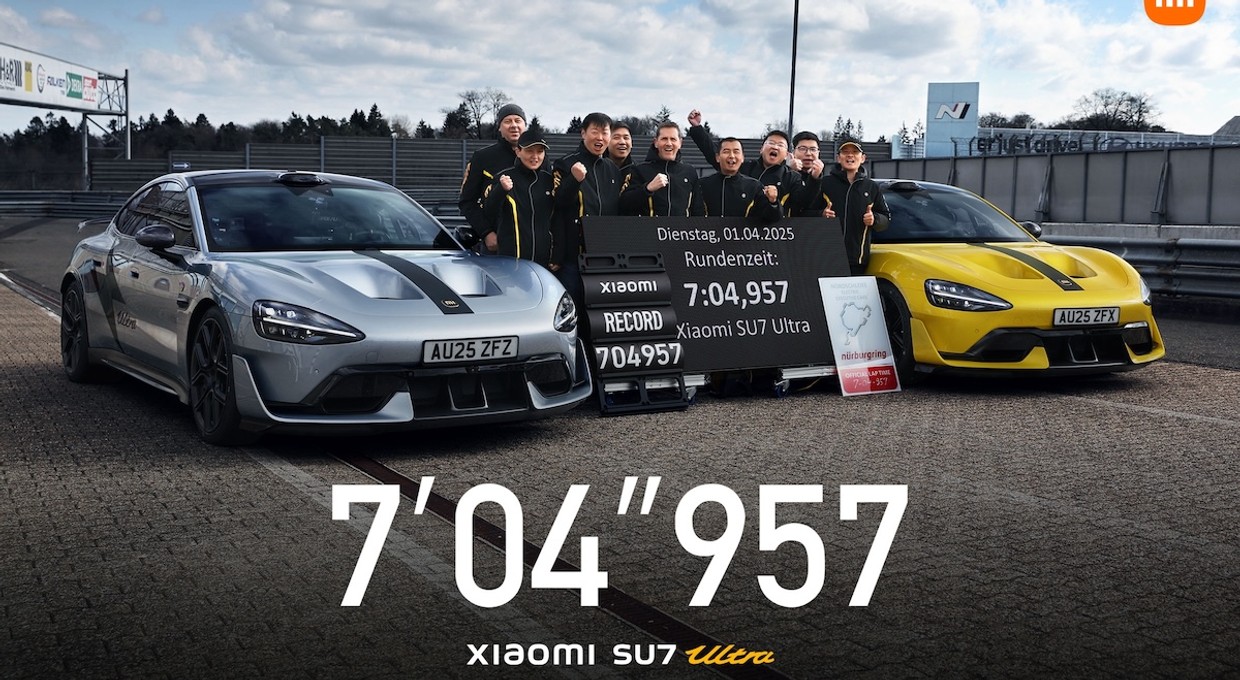 Xiaomi pobiło rekord na Nurburgringu. SU7 Ultra był szybszy niż Rimac Nevera