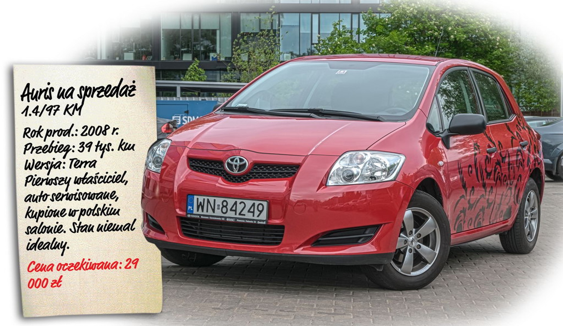 Toyota Auris "na sprzedaż"