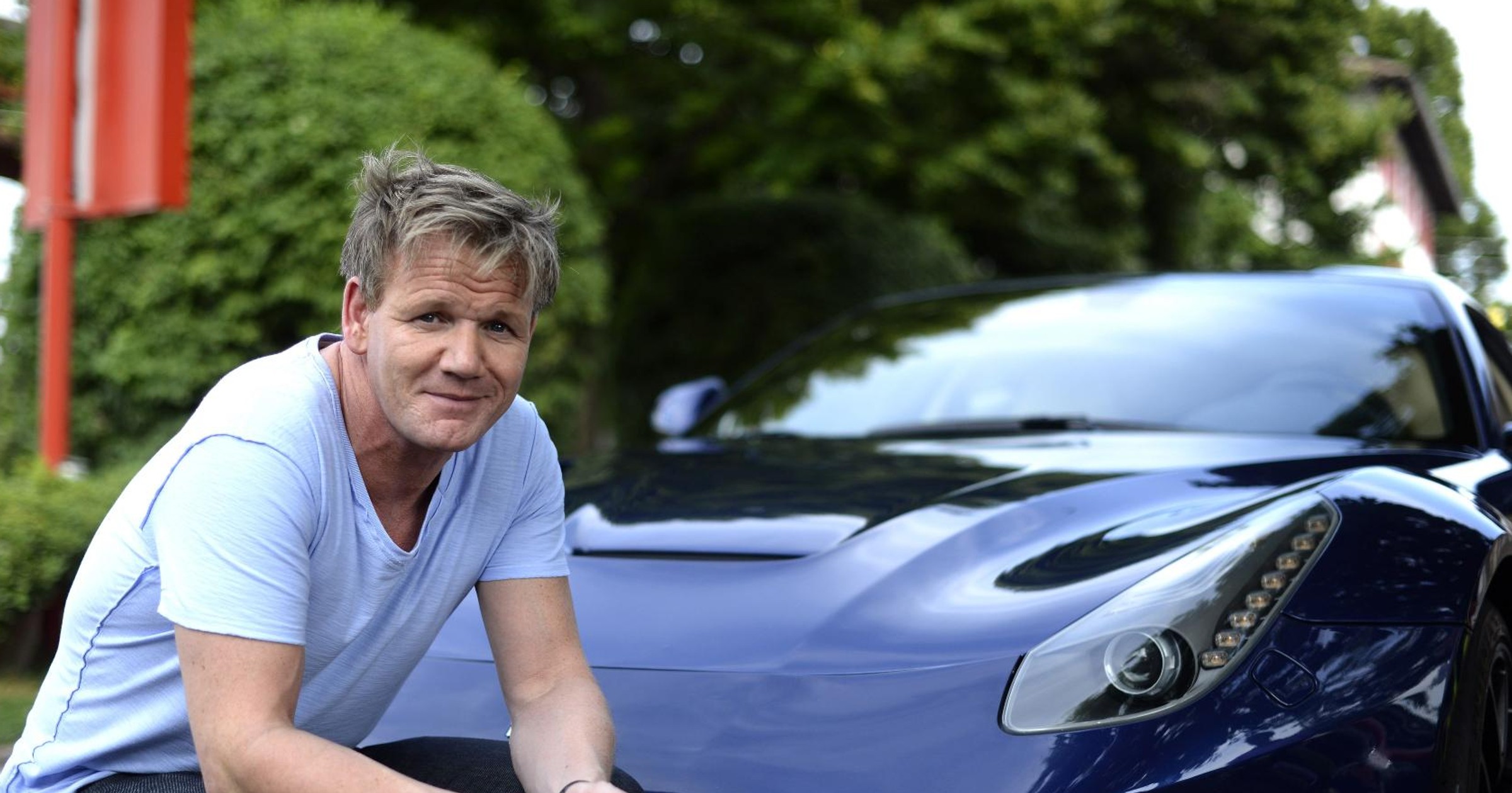 Gordon Ramsay zasmakował w Ferrari