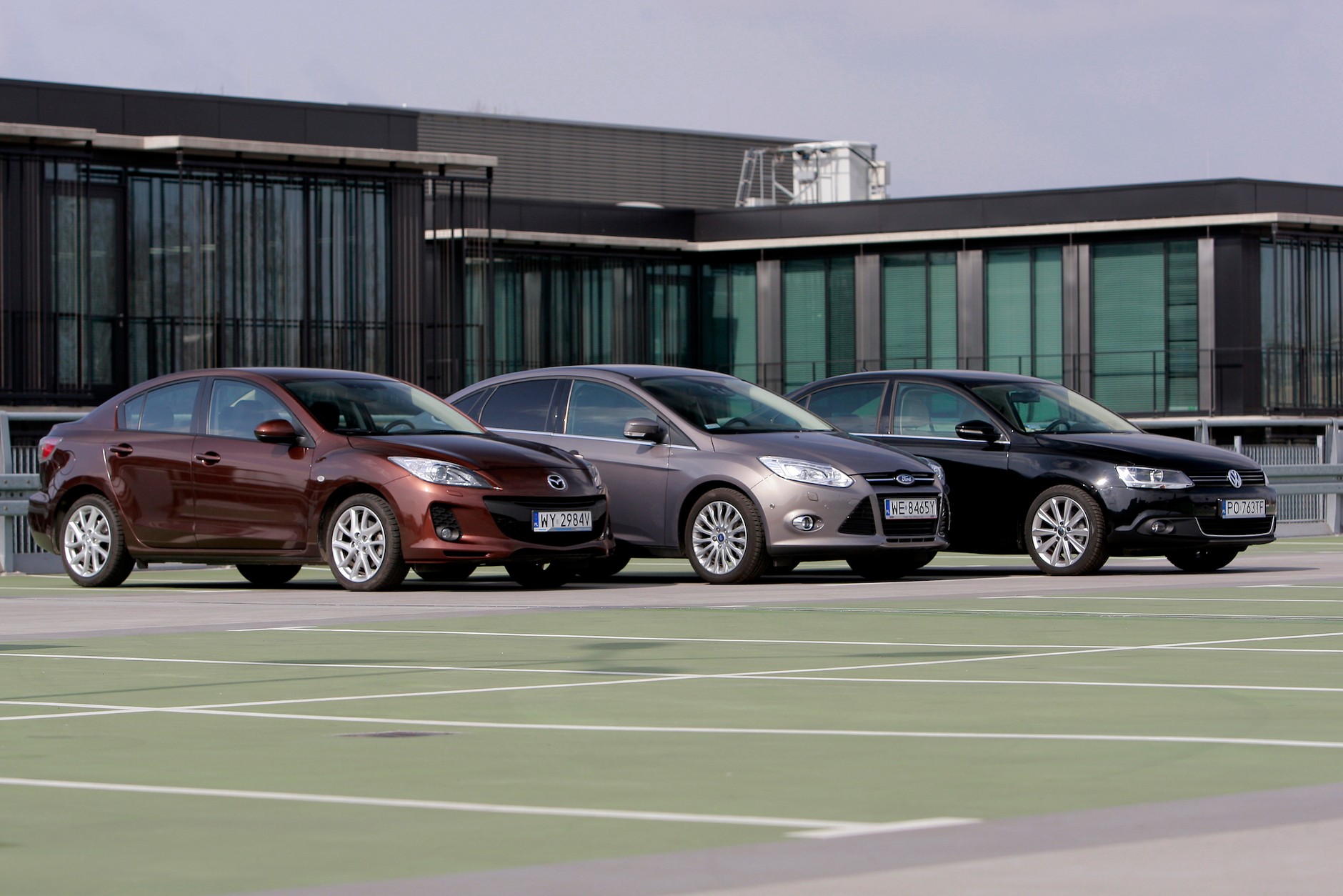 Ford Focus, Mazda 3, VW Jetta