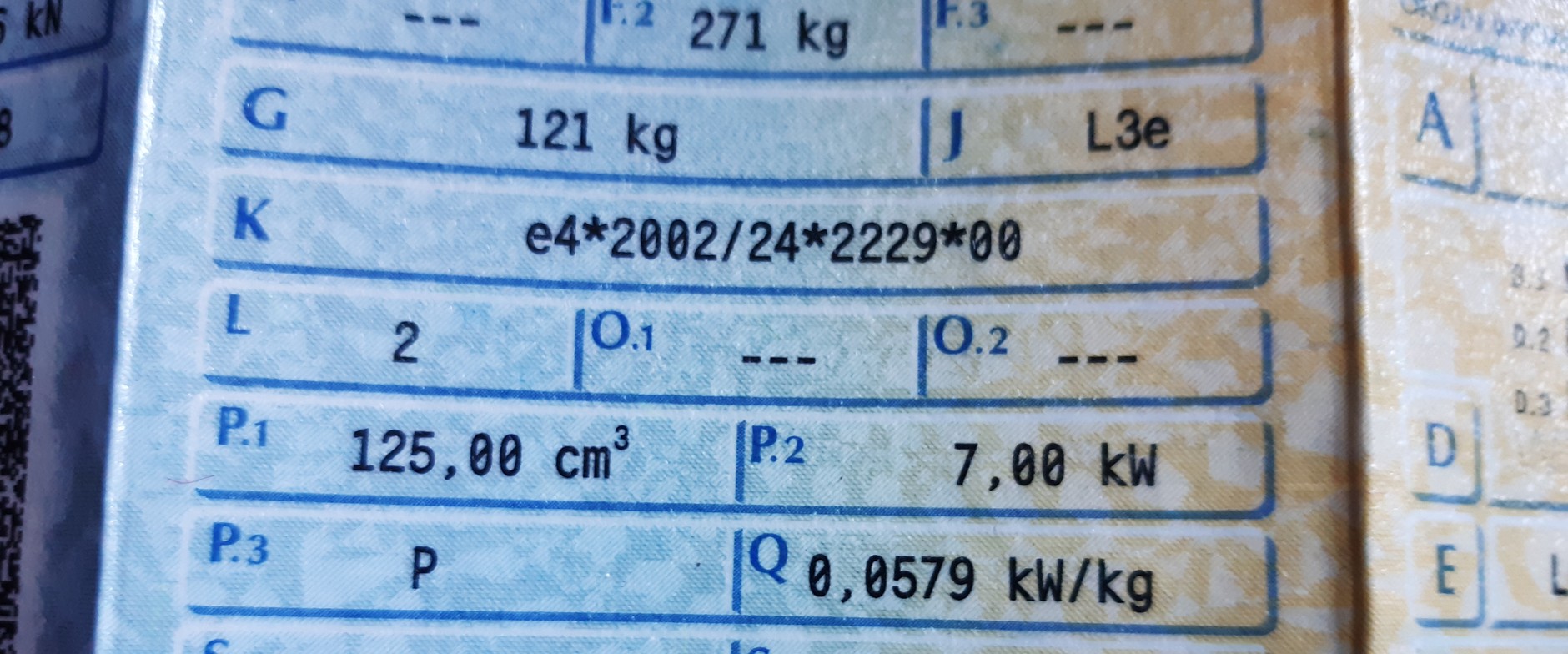 Dowód rejestracyjny motocykla 125 ccm: moc i masa mają znaczenie!
