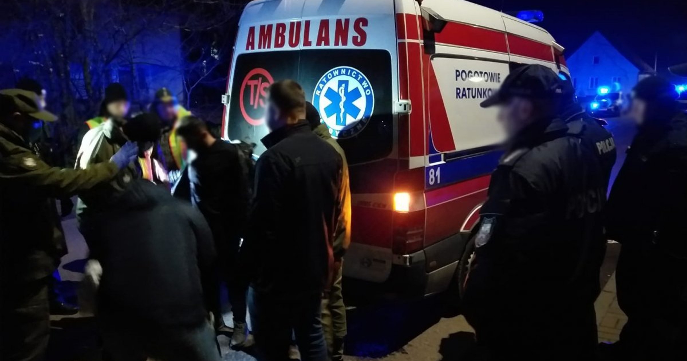Fałszywa karetka z imigrantami