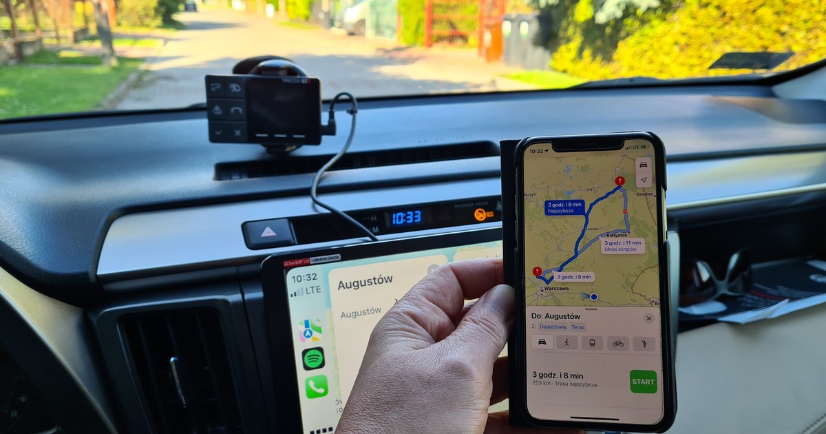 Nawigacja Apple w CarPlay