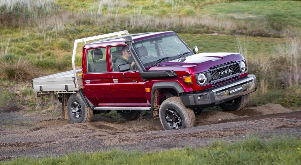 Toyota Land Cruiser Serii 70 (od 1984 r.; wersja po liftingu z 2023 r.; model na rynek australijski)