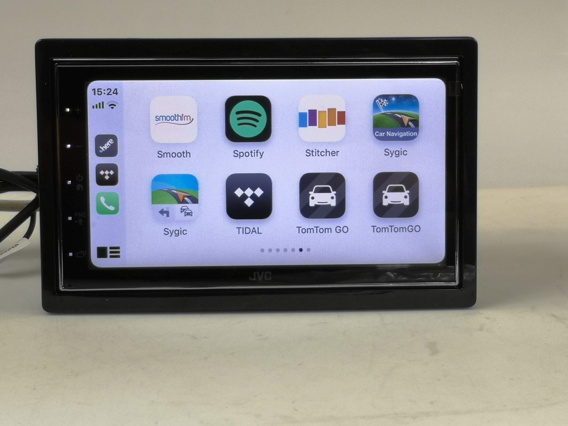 JVC KW-M741 menu Apple