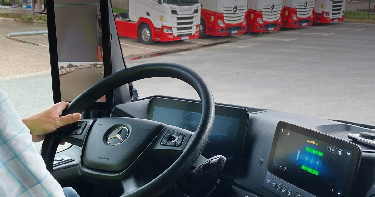 Aplikacja Goodyear DriverHub zintegrowana z Mercedes-Benz Truck App