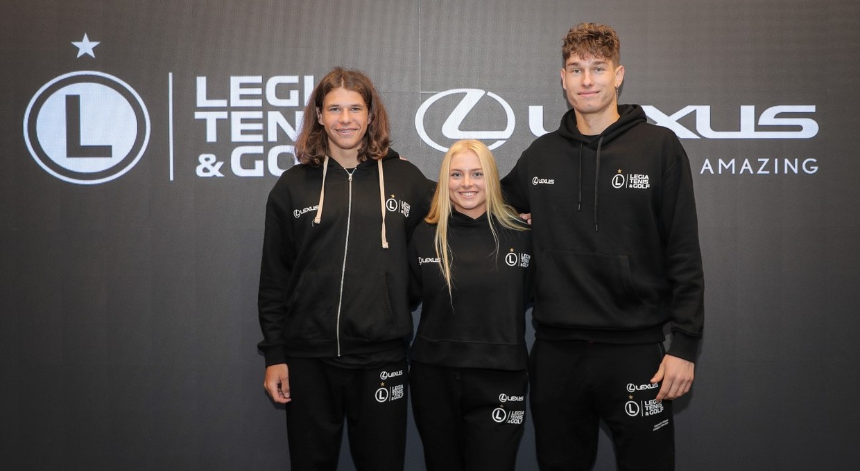 Lexus z Legią wspierają tenisistów. Rozpoczął się projekt Lexus Tennis Talents by Legia