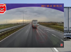 Złe warunki i brak odstępu. Jak to się kończy w przypadku TIR-a?