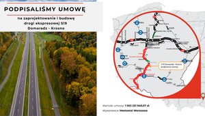 Podpisano umowę na budowę kolejnego odcinka drogi S19 Via Carpatia