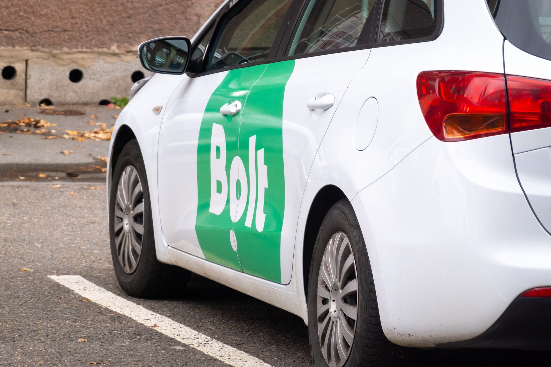 Taksówka popularnej firmy przewozowej