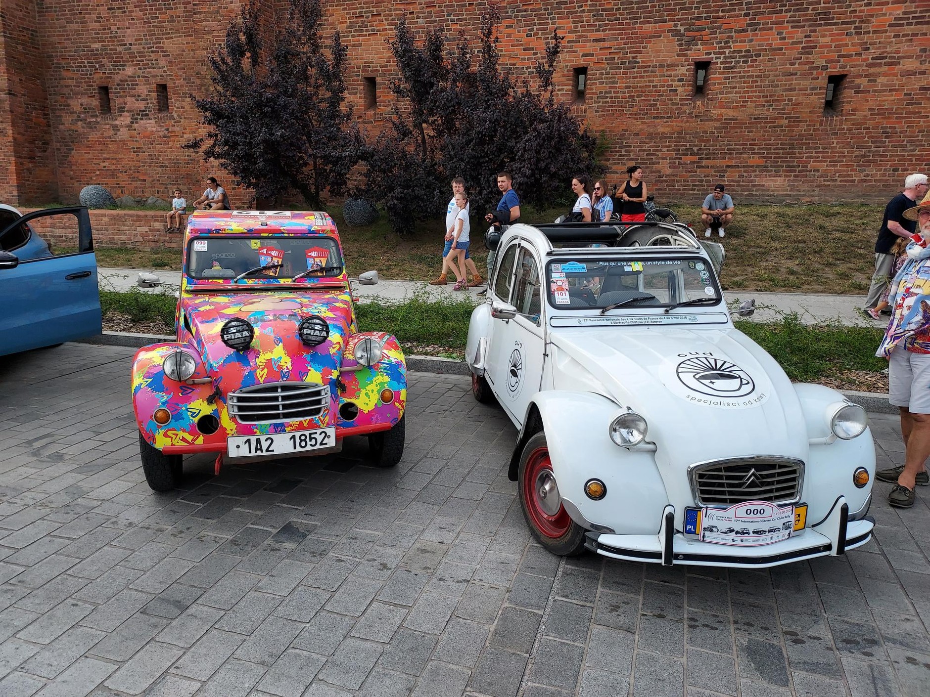 Zlot Citroenów w Toruniu