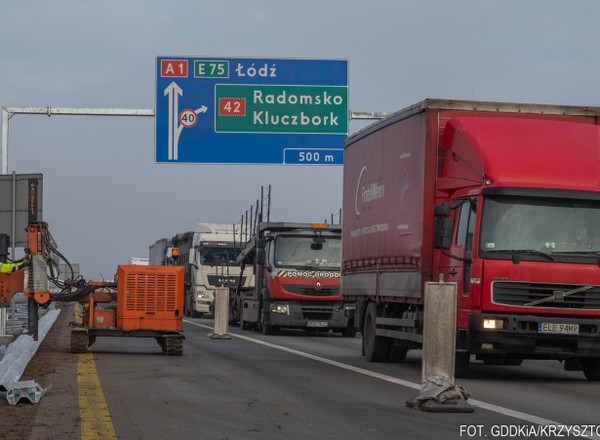 Odcinkowy pomiar prędkości na autostradzie A1 - trasa pod lupą służb