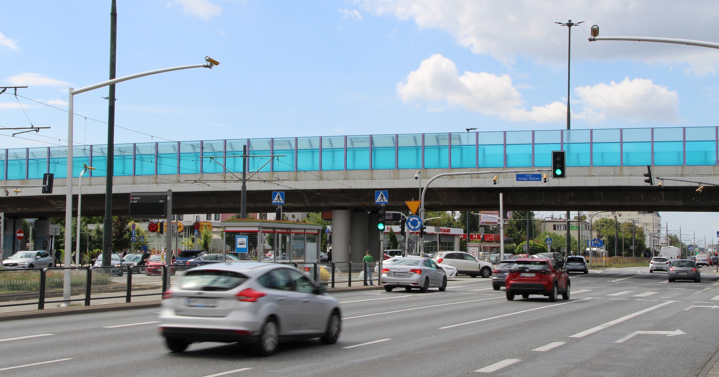 System RedLight na skrzyżowaniu w Warszawie