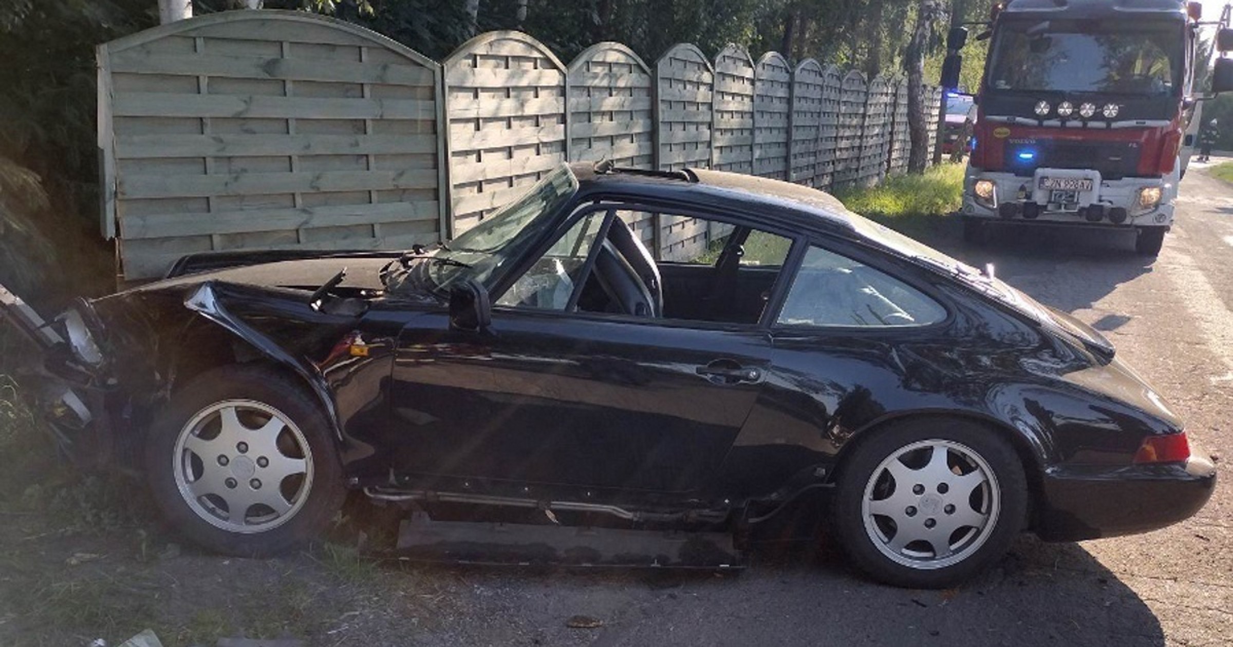 Ukradł Porsche z Niemiec. Spowodował nim kolizję po pijanemu