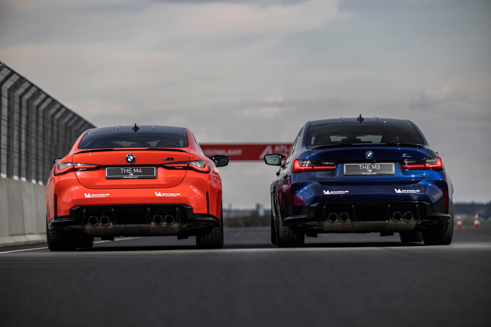 BMW M3 Competition i BMW M4 Competition na Torze Silesia Ring