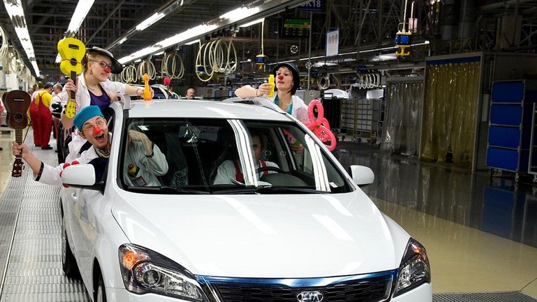Kia wyprodukowała milion aut na Słowacji