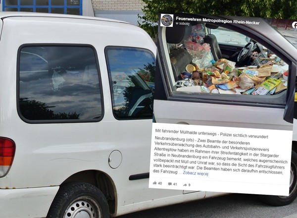 Policjanci byli w szoku, kiedy zajrzeli do wnętrza samochodu