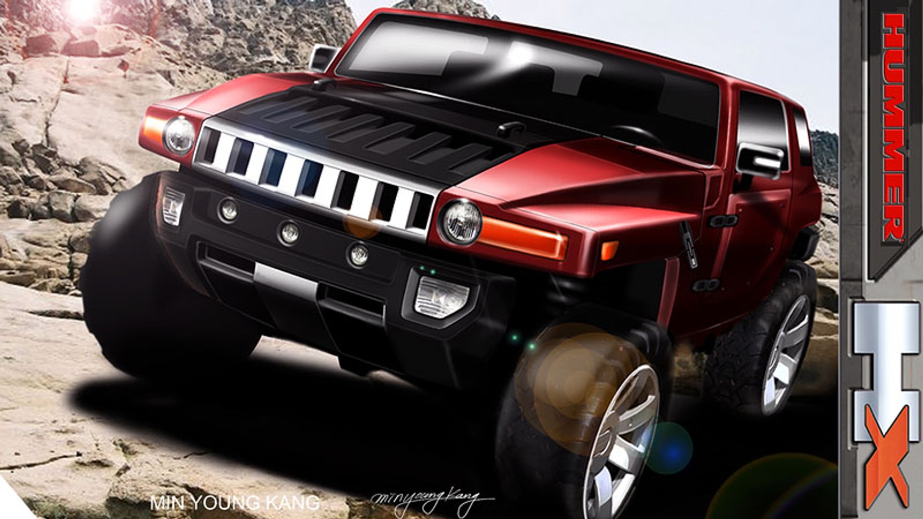 Hummer HX Concept: wojskowy off-road w sportowym dresie