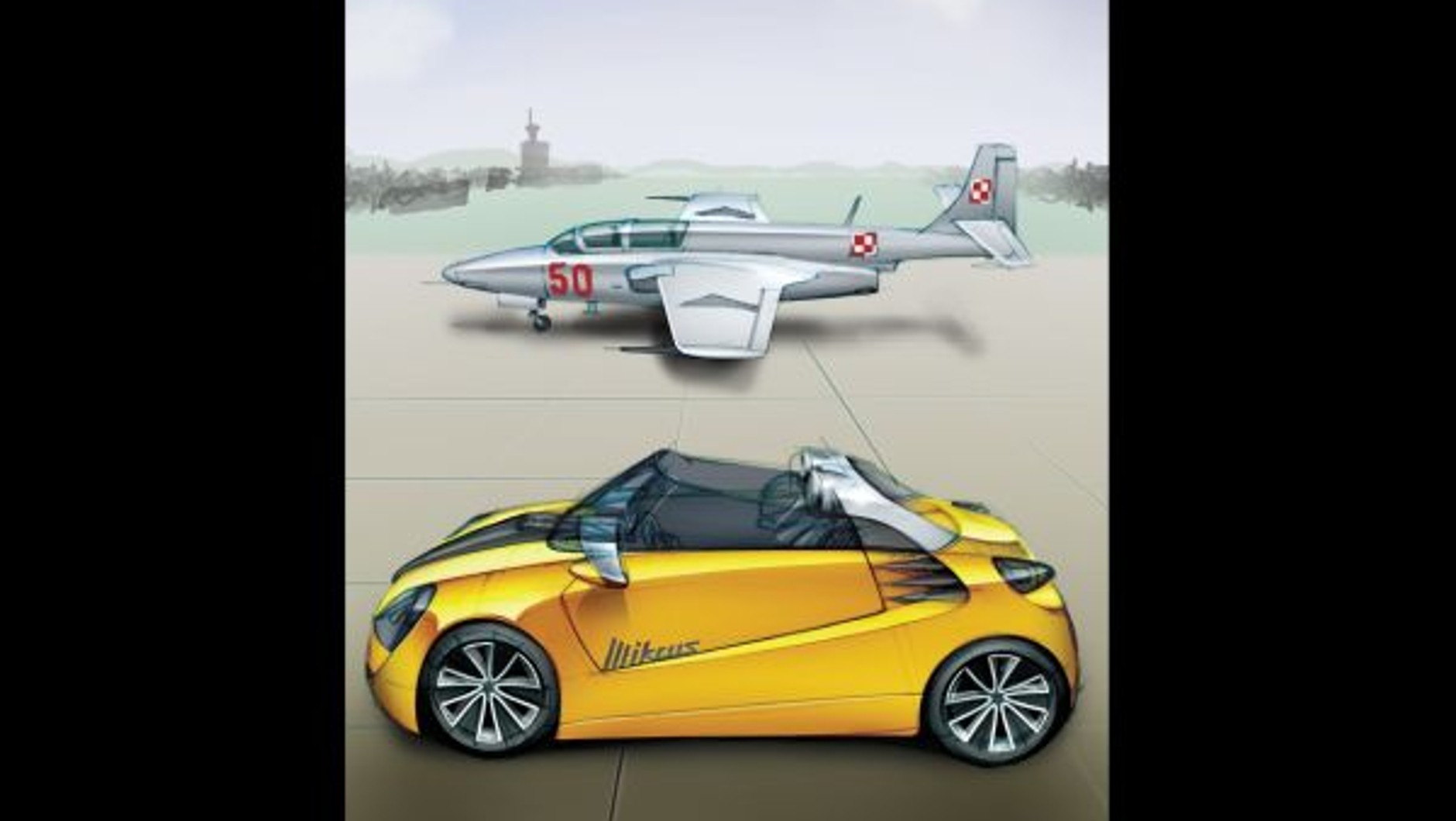Mikrus Cabrio, autor Tomasz Biel