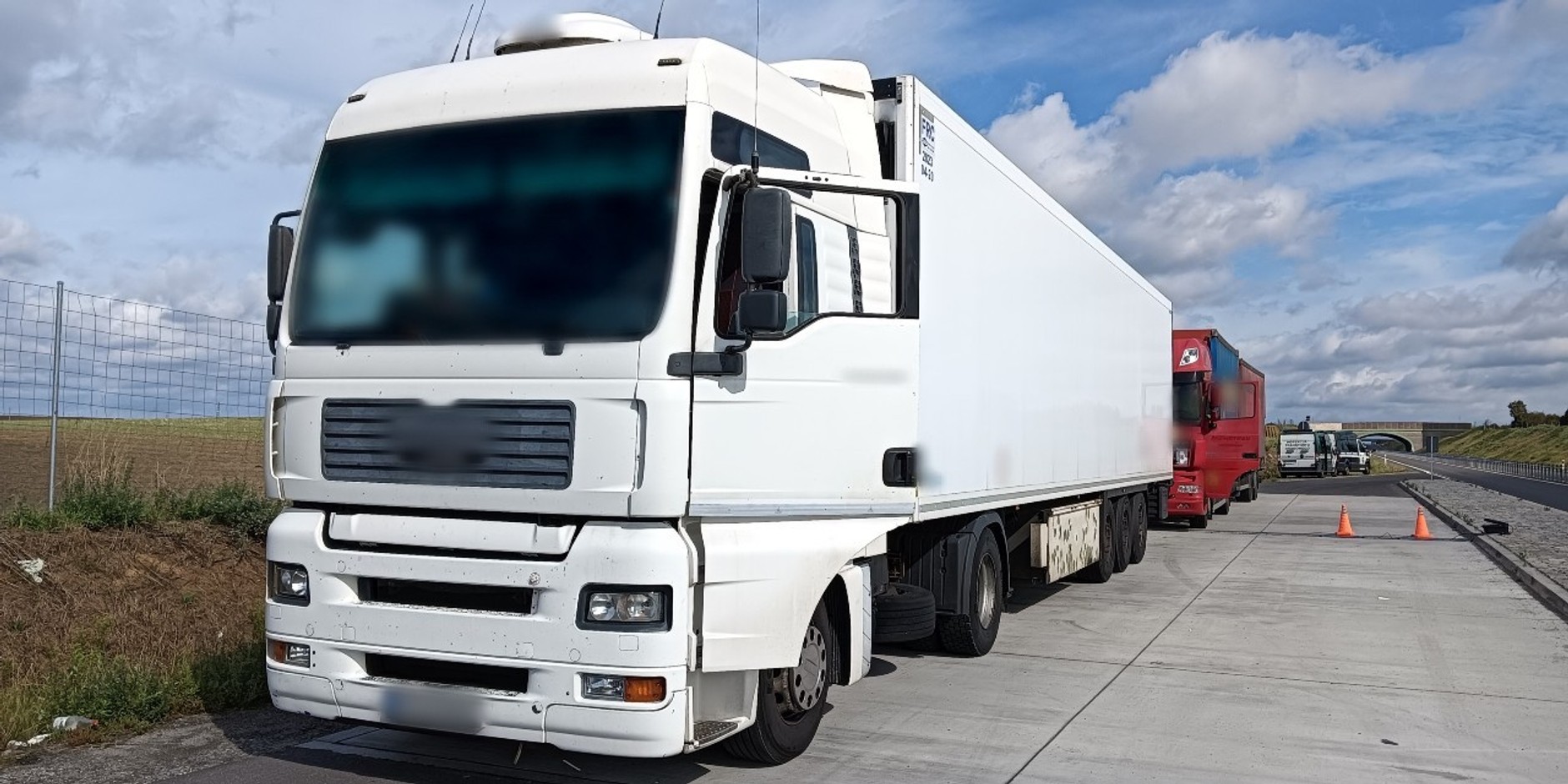 Ciężarówki w złym stanie technicznym