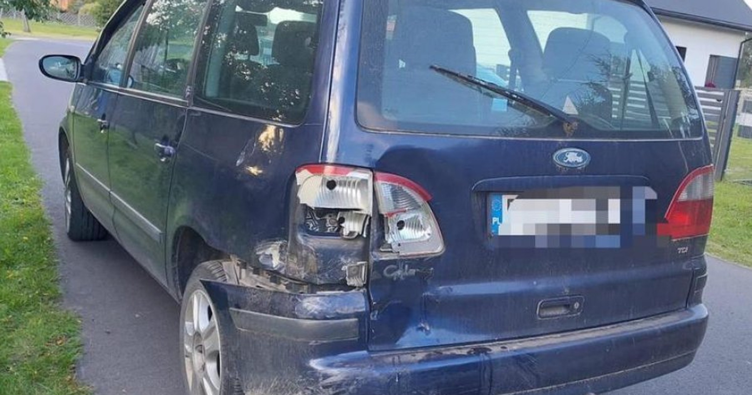 Ford którym jechał pijany kierowca