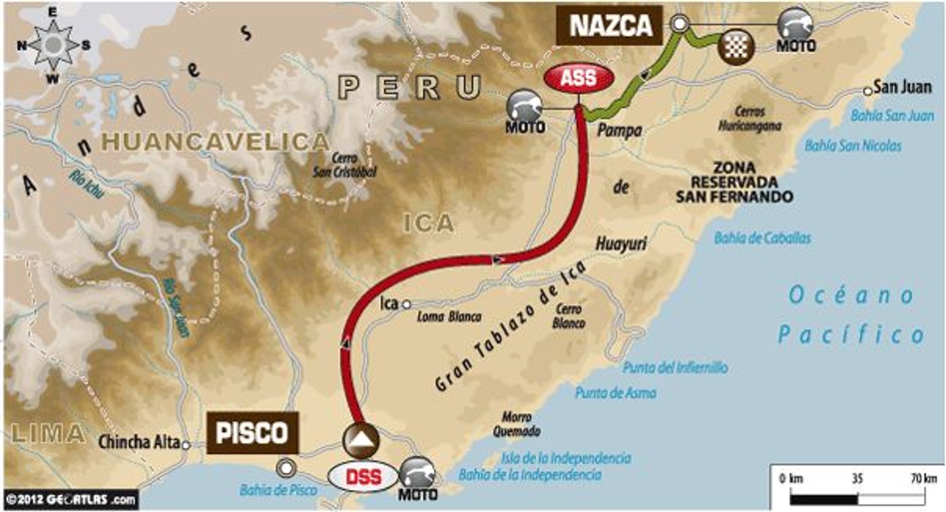 Dakar 2013: wypadek Hołowczyca, Przygoński w czołówce (3. etap, wyniki, galeria)
