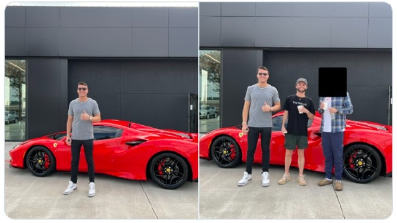 Tweety oszustów, którzy pokazywali się przy drogich samochodach, by uwiarygodnić swoje zyski