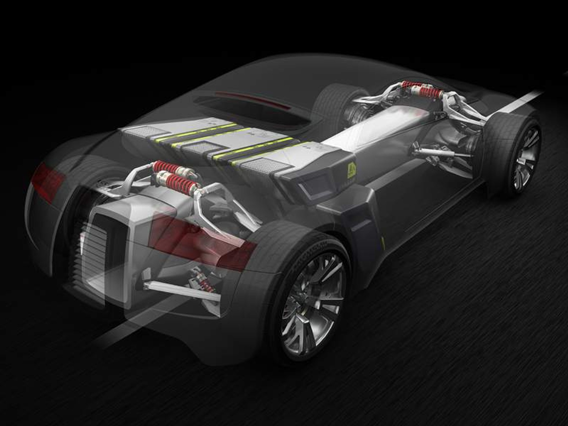 Audi R-Zéro: 460 km/h elektromobilem