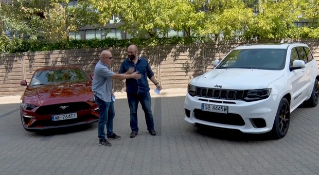 Auta bez ściemy - Jeep Grand Cherokee TrackHawk kontra Ford Mustang GT