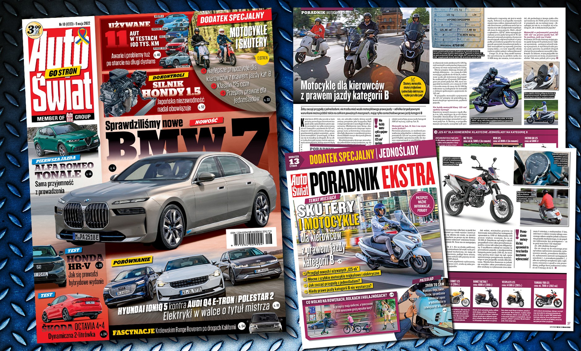 Auto Świat 18 2022 + Poradnik Motocykle