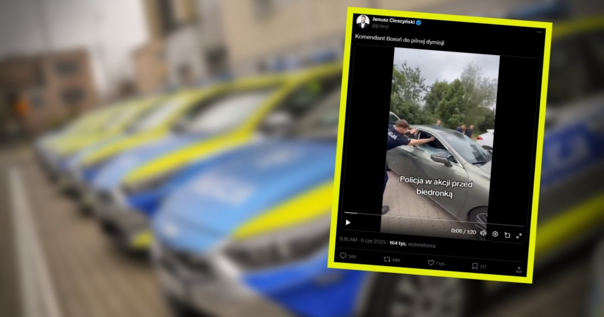 Interwencja policjantów pod Biedronką Bolkowie