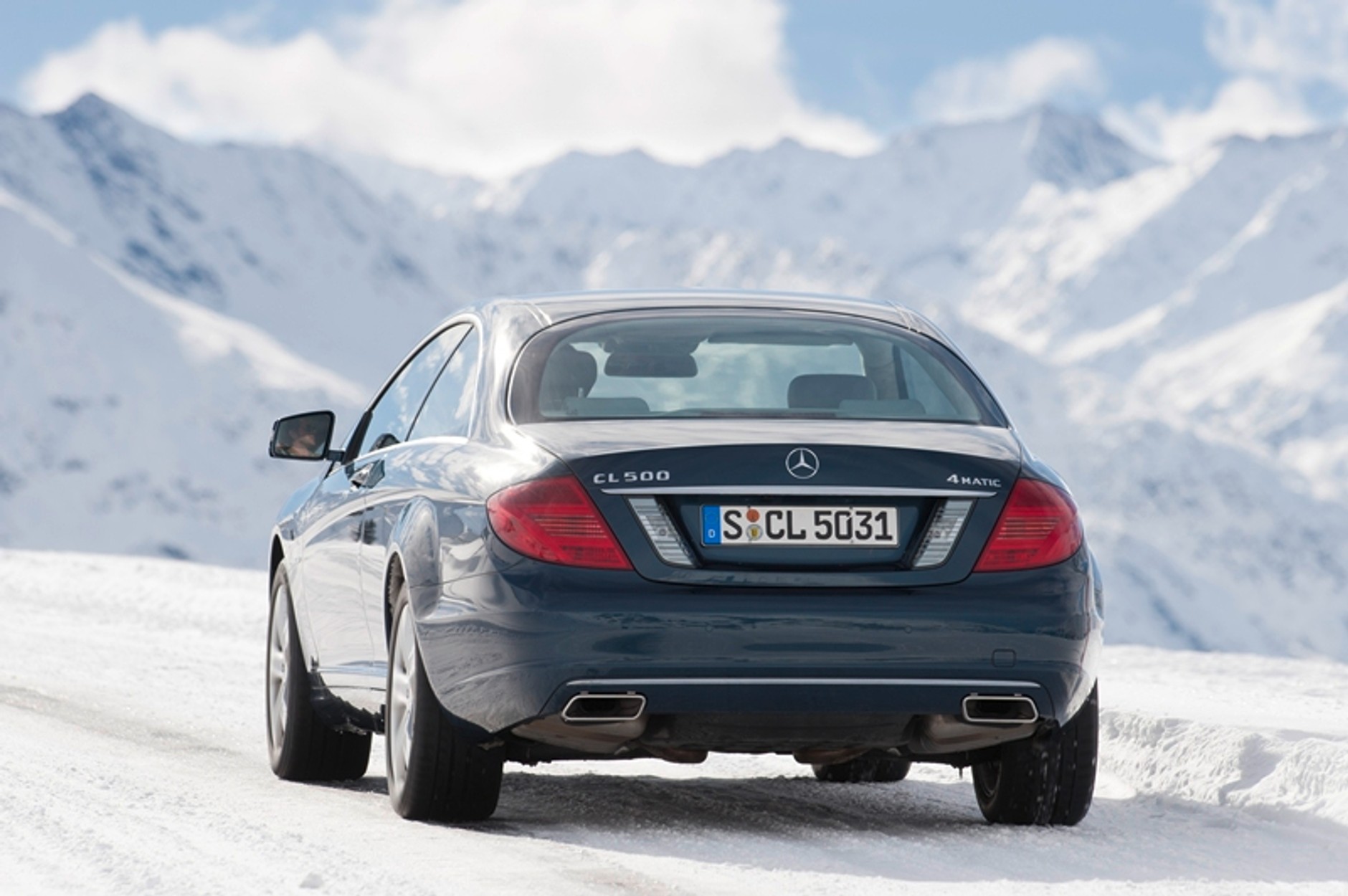 Mercedesy 4x4, duuużo zdjęć, zimą, w ładnej scenerii, ach