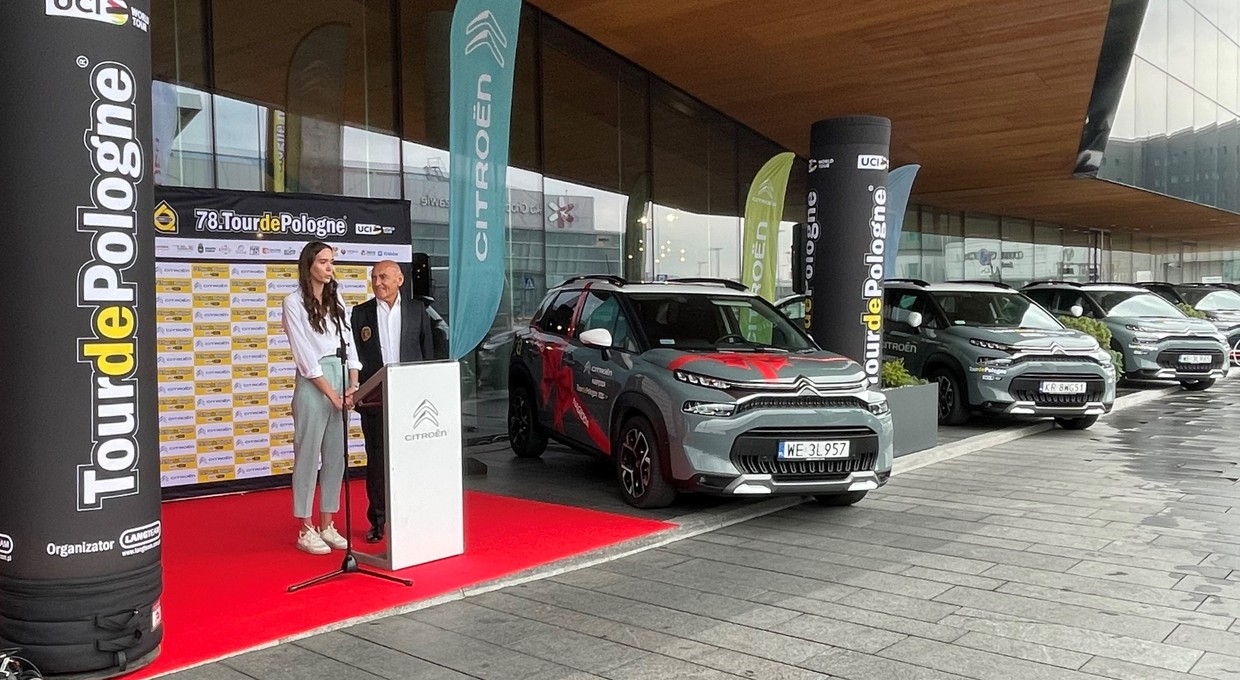 Tour de Pologne 2021: Citroen przekazał organizatorom flotę pojazdów
