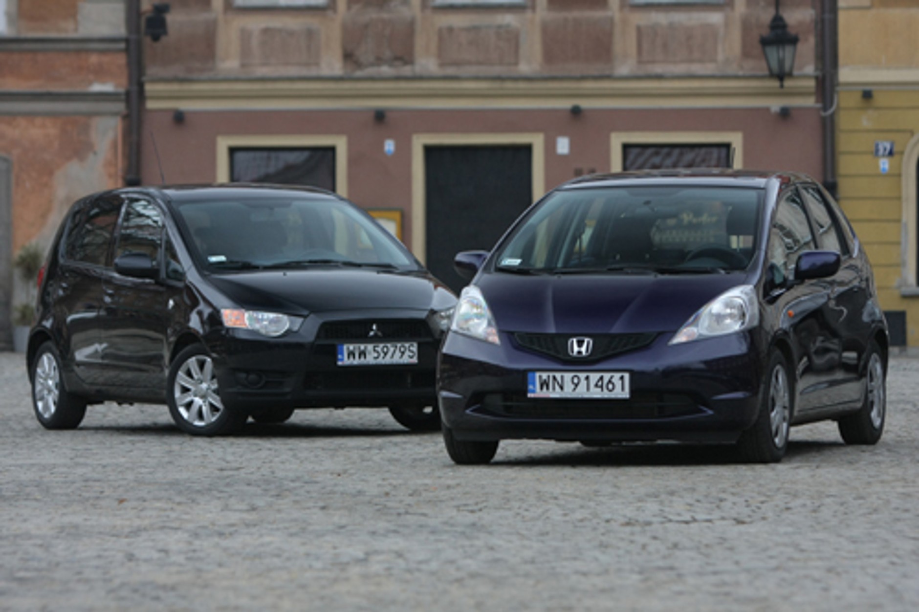 Honda Jazz kontra Mitsubishi Colt - Jazz na celowniku Colta