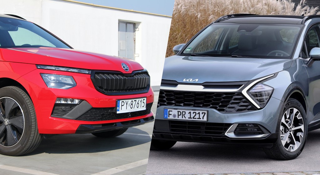 Skoda Kamiq (z lewej) i Kia Sportage