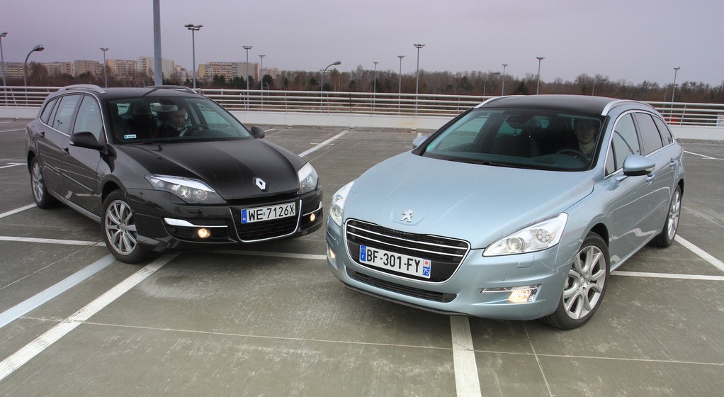 Używan kombi z dieslem w dobej cenie - Renault Laguna kontra Peugeot 508
