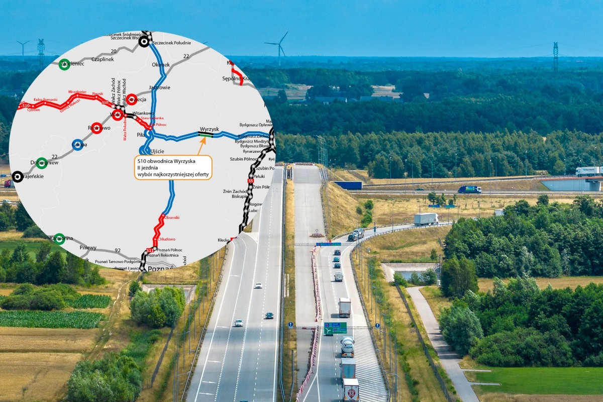 Podali datę dla obwodnicy na nowej ekspresówce. S10 połączy Warszawę i Szczecin