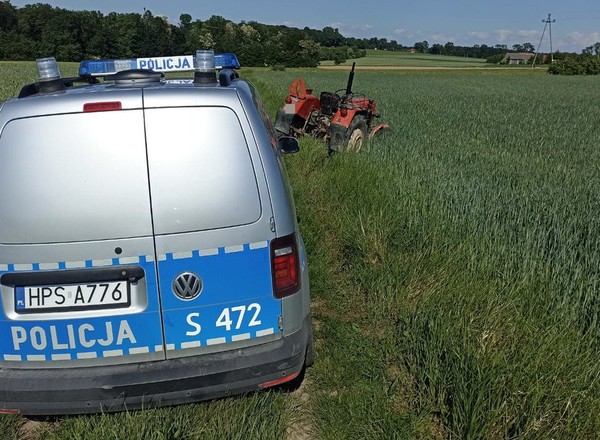 Pijany uciekał traktorem przed policją. We krwi miał morze alkoholu