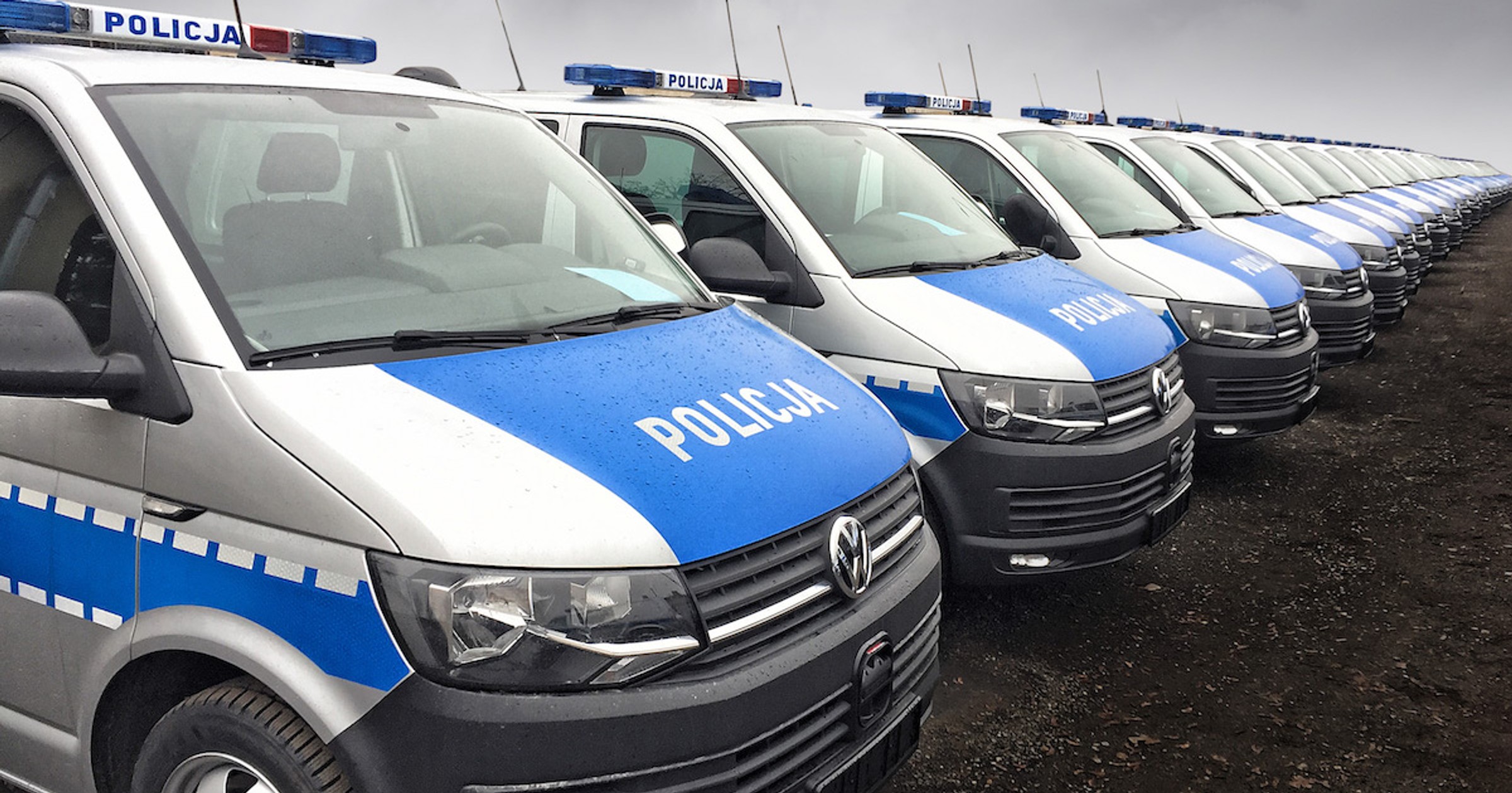 Volkswageny Transportery dla policji
