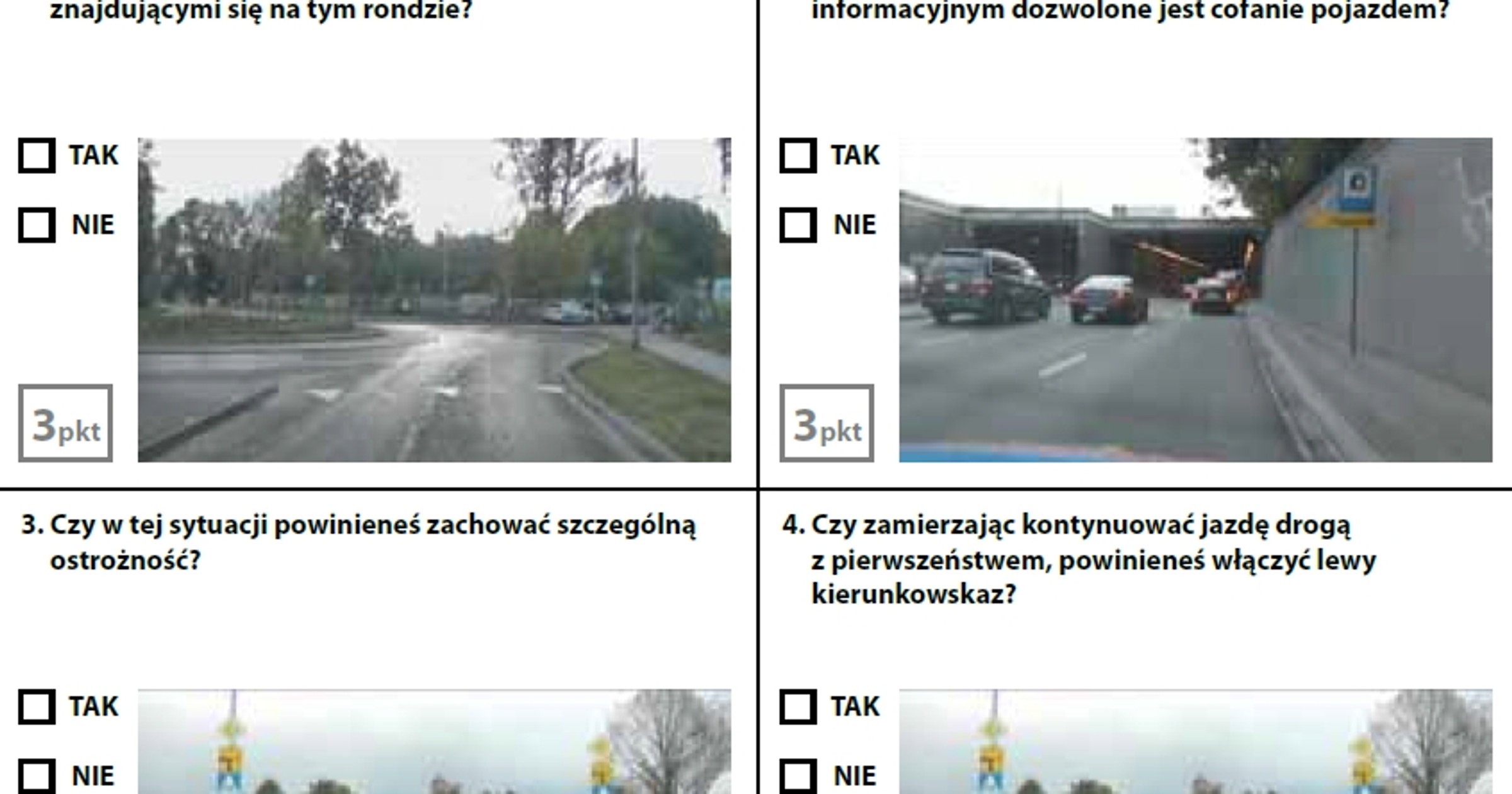 Egzamin teoretyczny na prawo jazdy - zestaw 2