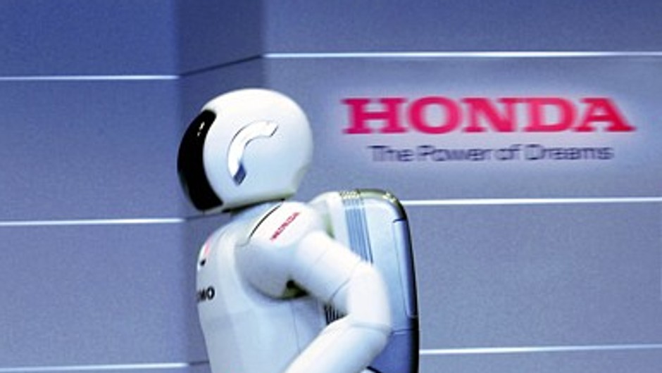 Asimo biegnie