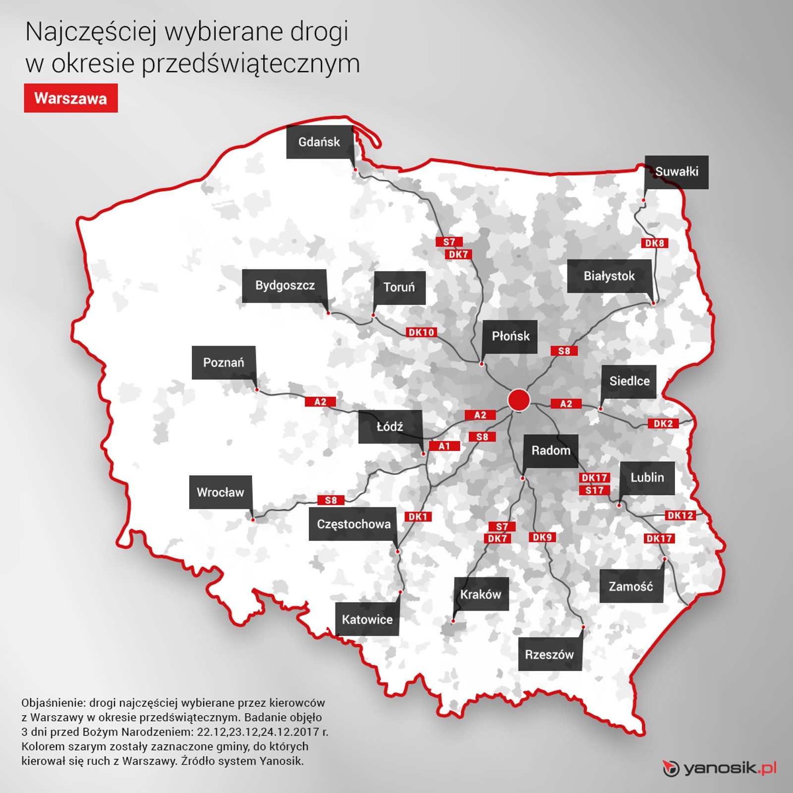 Warszawa ruch przedswiateczny