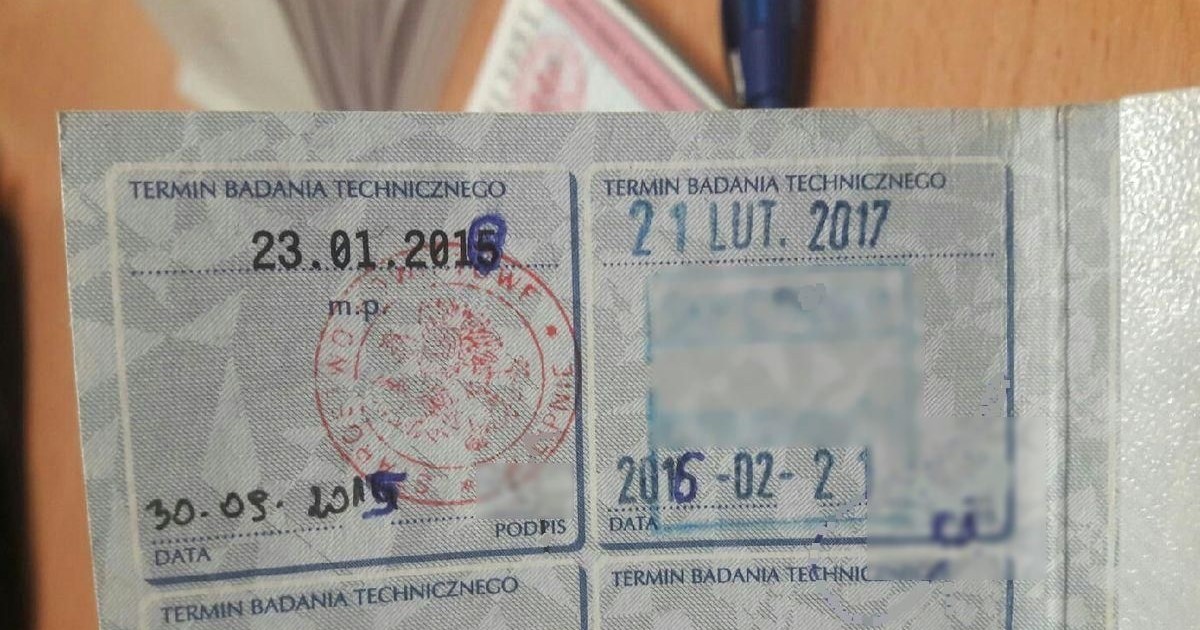dowód rejestracyjny - fot. KPP w Lipnie