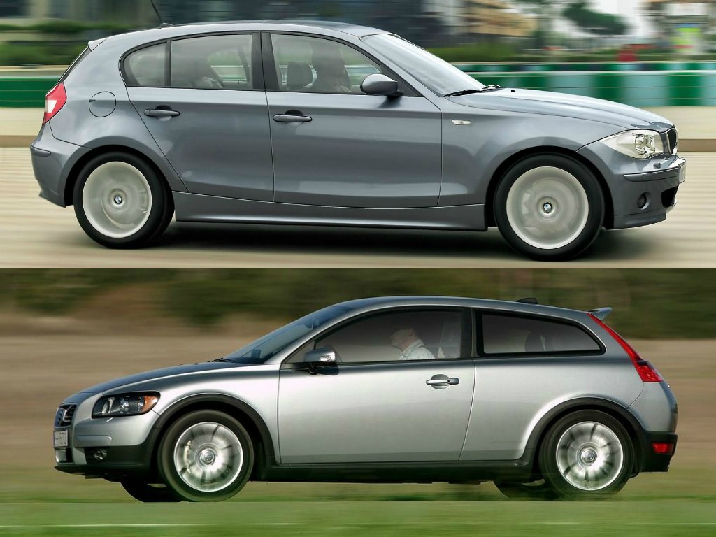 BMW Serii 1 E87 vs. Volvo C30