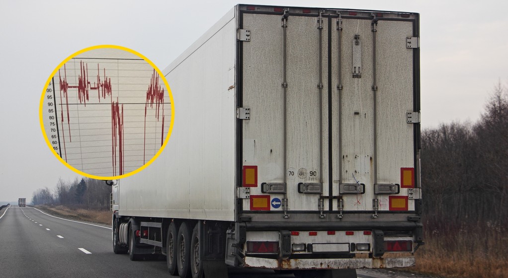 Zbyt szybka ciężarówka — zdj. ilustracyjne
